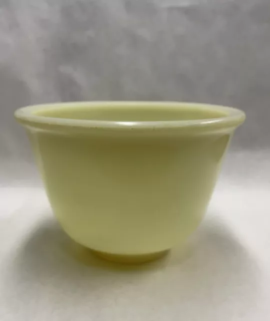 Vintage McKee Footed Mixing Bowl Custard Color