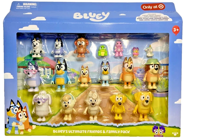 BLUEY ULTIMATE FAMILY and Friends Figure Pack Target Exclusive EUR 84 ...