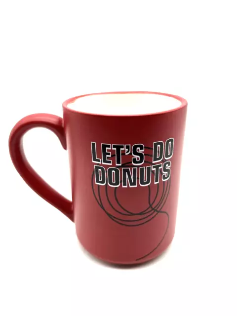 Hallmark Garage Kiddie Car Classics Let's Do Donuts Maroon Red Coffee Mug Cup 2