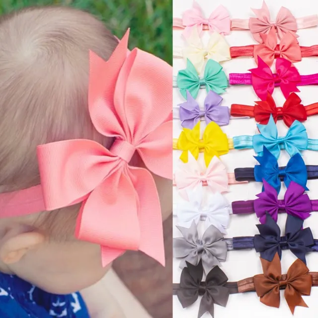 Fasce per capelli carine bambine bambini elastiche moda fasce per capelli accessori copricapi