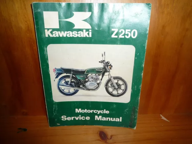 Kawasaki  Z 250  Motorcycle - Repair Manual--  Service Manual