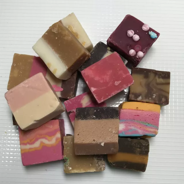 THE FUDGE FACTORY LUXURY Finest Hand Crafted Fudge Cubes MIX RANDOM Sweet