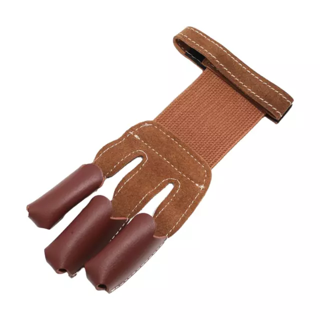 Archery Finger Glove Guard Right Left Hand Elastic Protector 3 Fingers Glove