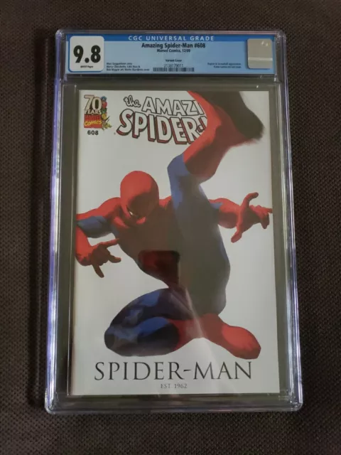 2009 Marvel Comics Amazing Spider-Man #608 70th Anniversary Variant CGC 9.8 Mint