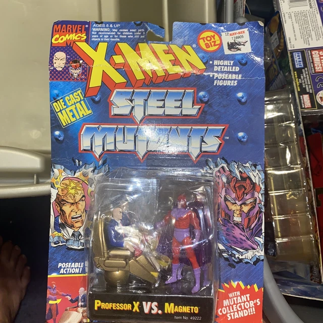 Toybiz Marvel X-Men Steel Mutants Professor X Vs Magneto 1994
