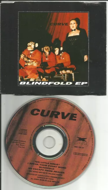 CURVE Blindfold EP w/ 4 UNRELEASED TRX LIMITED Europe CD single USA Seller 1991