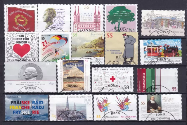 GERMANY MODERN COMMEMORATIVES GOOD CAT VALUE (ref 14) USED