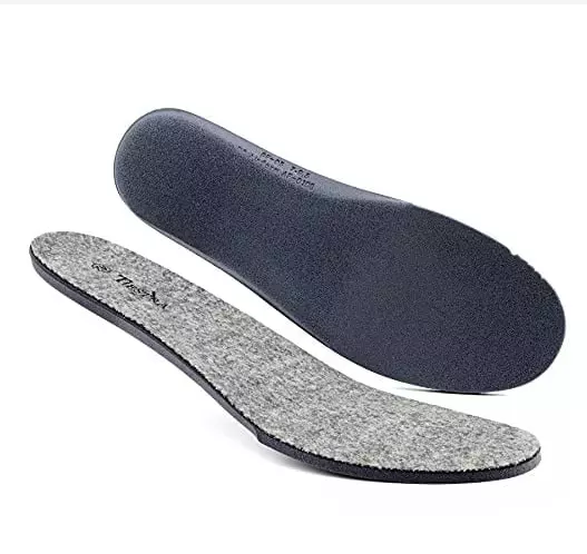 TIESTRA WOOL SHOE INSOLES SHEEPSKIN FOR  BOOTS & WINTER SHOES - Size UK12 - EU46