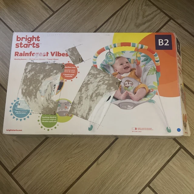 BABY BOUNCER CHAIR Kingfisher Rainforest Design vibrates 15.00 PicClick UK