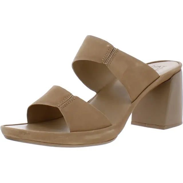 Naturalizer Womens Genn-Whirl Tan Leather Heels Shoes 11 Medium (B,M) BHFO 9784