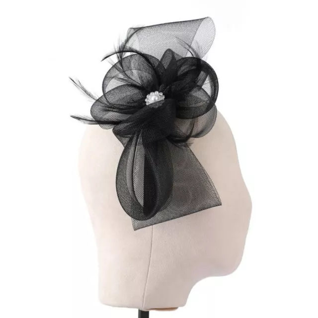 Para mujeres Niñas Diadema Clip Sombrero Fascinador Fiesta Boda Día Carreras Royal Ascot 2