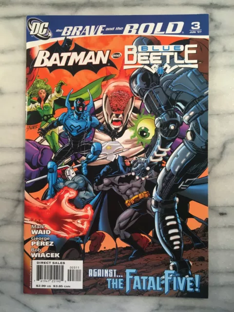 Brave and the Bold #3 (2007-DC) **High+ grade** Batman / Blue Beetle Perez!