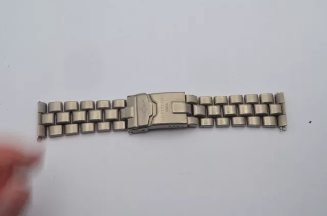 BREITLING AEROSPACE TITANIUM Bracelet Vintage 20MM RAR Titan