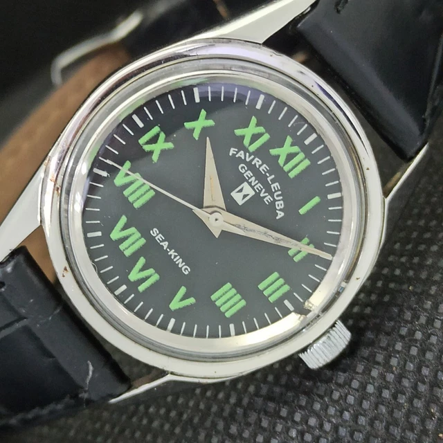 Favre Leuba Sea King Men'S Wristwatch 61093 £16.00 - Picclick Uk