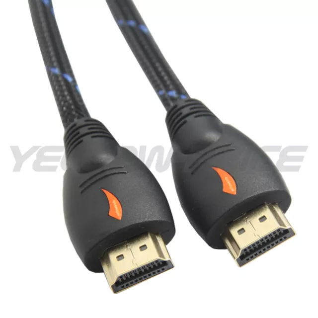 Premium HDMI 2.0/1.4 Cable Gold Plated 3D Audio High Speed 4K UHD 0.5m~ 10m 15m