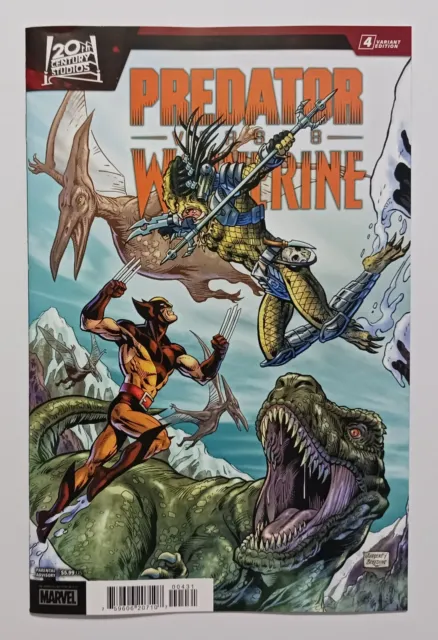 Predator Vs Wolverine #4 Comic Dan Jurgens Cover C Variant Near Mint