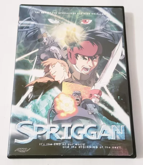 SPRIGGAN DVD, 2001 Anime Action Hirotsugu Kawasaki ADV Films