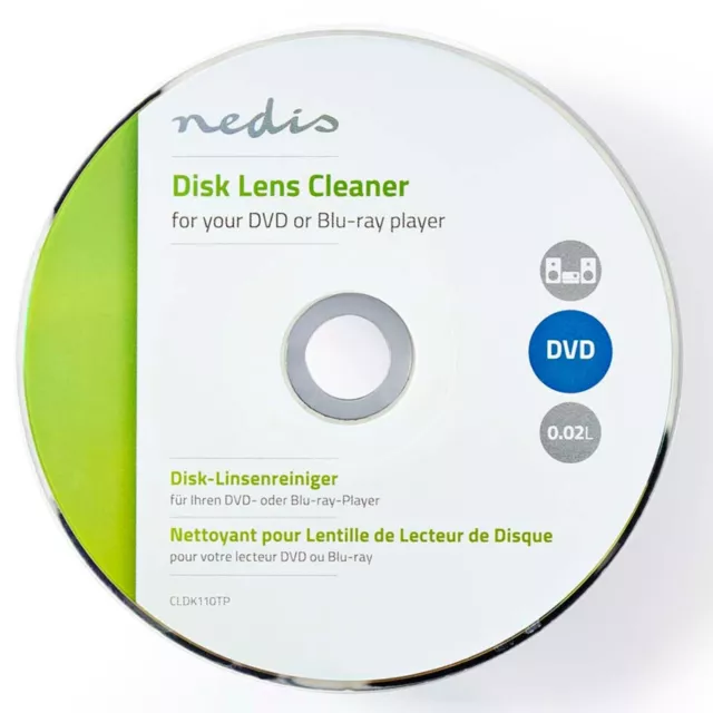 DVD ReinigungsCD BluRay PC Laufwerk Laser Linsen Reiniger Flüssigkeit CD Spieler 2