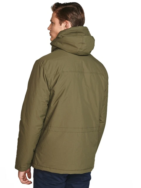 Giubbotto uomo invernale North Sails giacca casual con cappuccio e tasche verde 5