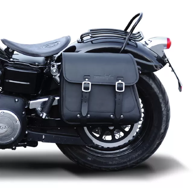17 Liter Satteltasche Harley Davidson Dyna Glide -2017 Buffalo Bag Stossdämpfer