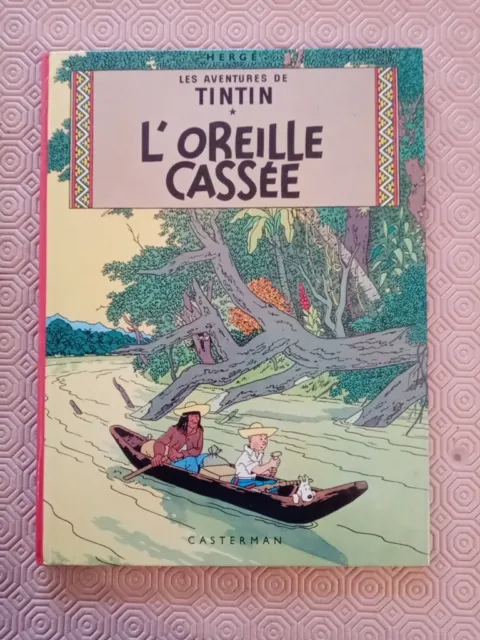 BD HERGE Les aventures de TINTIN "L'OREILLE CASSEE" C1 Bronze DRITBE