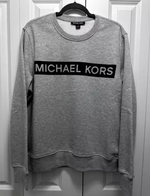 Michael Kors Men's Gray Grey Crewneck Sweater Extra Large XL