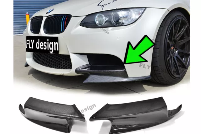 Carbon Splitters Flaps Front Stoßstangen Lippe Passt für BMW 3ER