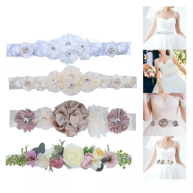 Rhinestone Wedding Belt Bridesmaid Waist Belt Sash Belts for Banquets Party