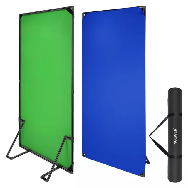 Neewer Chromakey grün Chromakey blau Hintergrund mit Hintergrund Stativ, 1x2m