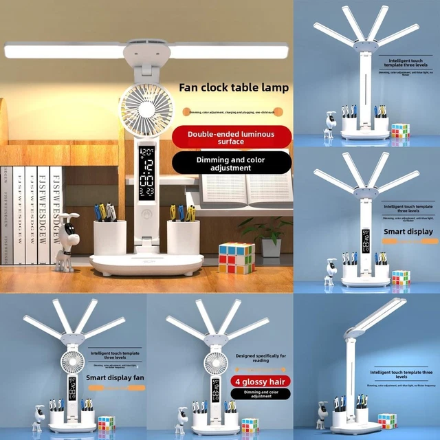 LED DESK LAMP For Students With Touch Dimming And Night Light For ...