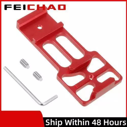 FEICHAO Upgraded CNC Aluminum 20mm Side Rail Mount for Gopro 11 10 Xiaoyi Gitup