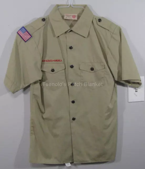 Boy Scout now Scouts BSA Uniform Shirt Size Youth Large SS FREE SHIPPING 089