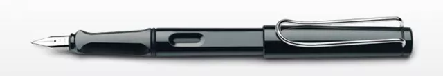 Lamy Safari Shiny Black Fountain Pen - model L19BKF (Fine) - New