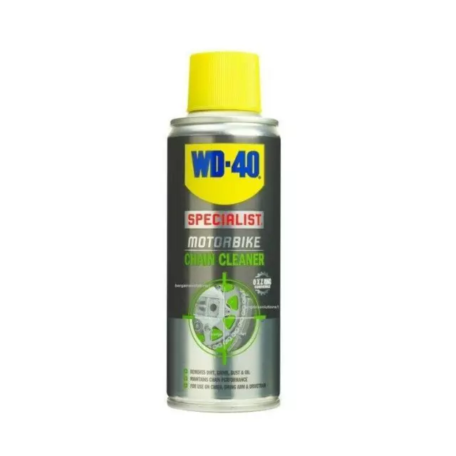 WD-40 Specialist Motorcycle Motorbike Universal O, X & Z Chain Cleaner - 100ml