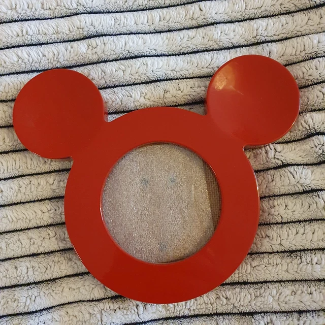 DISNEY MICKEY MOUSE Photo Frame Red Ears Disneyland Paris Exclusive £12