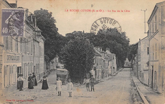 Cpa 95 La Roche Guyon / Le Bas De La Cote