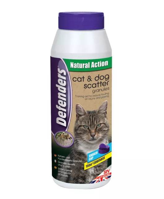 Cat and Dog Scatter Granules 450 g Natural Treatment and Deterrent For Garden