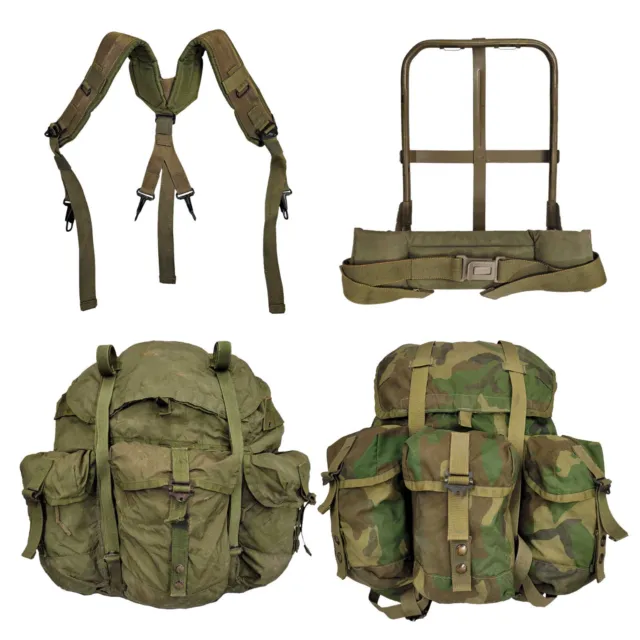 Alice Rucksack Genuine US Day Bag Army Backpack Webbing LC2 Suspender System