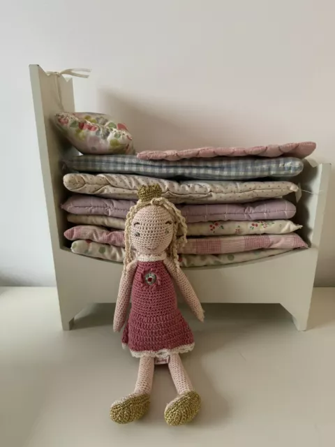 Princess and the pea doll and store bed