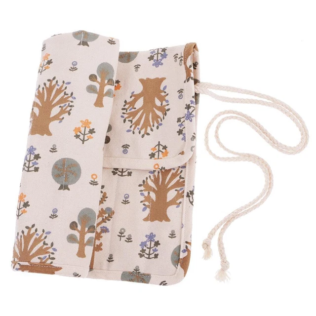 rouler toile sac de rangement de la brosse de peinture  pochette pour la