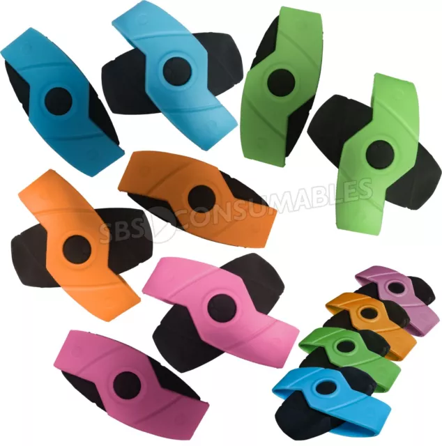 4x Student Solutions Erasers Dust-Free Rubbers. Colourful Plastic Folding Sleeve