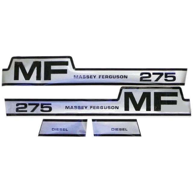 Hood Decal Set Fits Massey Ferguson Diesel MF-275