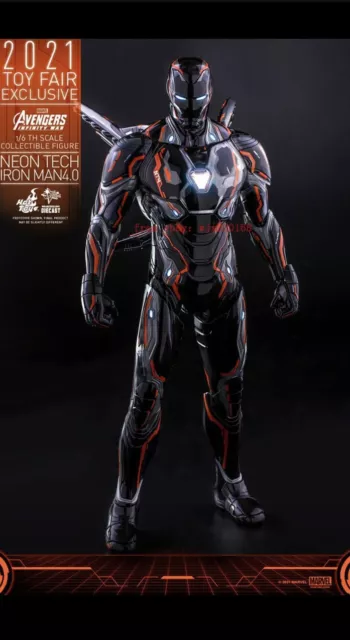 Iron Man Neon Tech 4.0 Sixth scale figure by Hot Toys