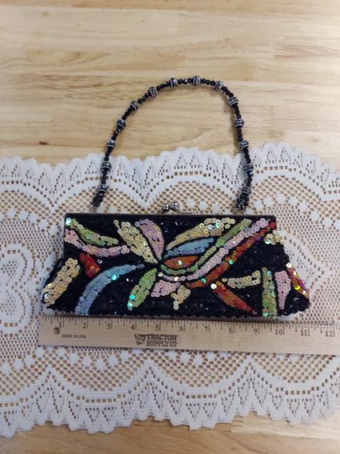 Sequence and beaded evening hand bag (Apt 9 ???)
