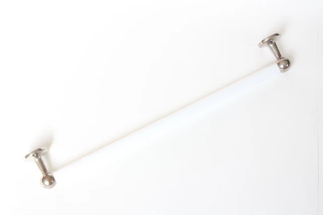 antique milk glass towel holder | vtg deco victorian kitchen towel bathroom old