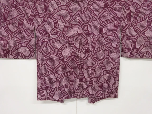 6745837: Japanese Kimono / Vintage Haori / All Shibori / Abstract Pattern