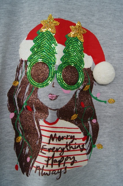 Girls Tops, Skirt Leggings New Look Etc Bundle Age 13-14 Years *Christmas Items* 10