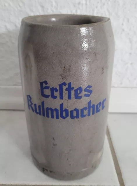VK Erstes Kulmbacher Aktien Brauerei Eku Alter 1 Liter Bierkrug Maßkrug Bier