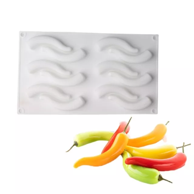 Chili Silicone Molds Baking for Mousse Cake 3D Baking Dessert Moulds