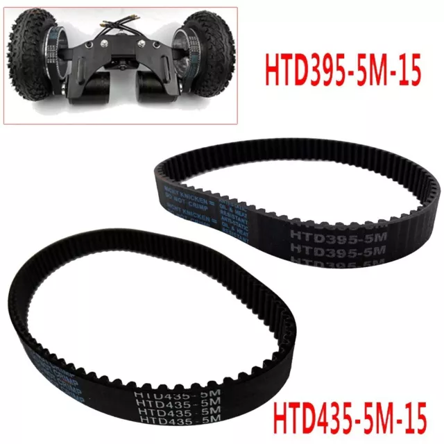 Heavy Duty HTD5M 395 15 Belt for Electric Skateboard Conversion Kit 15mm